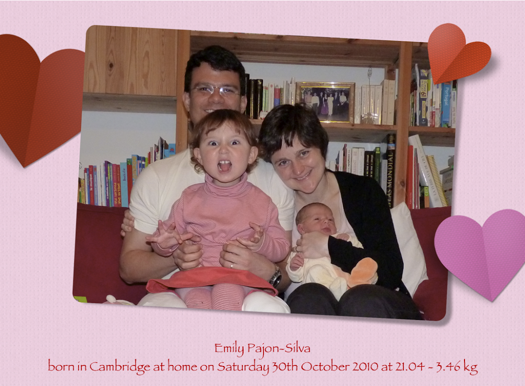 Announcement: Family Pajon-Silva, a new hope called Emily!